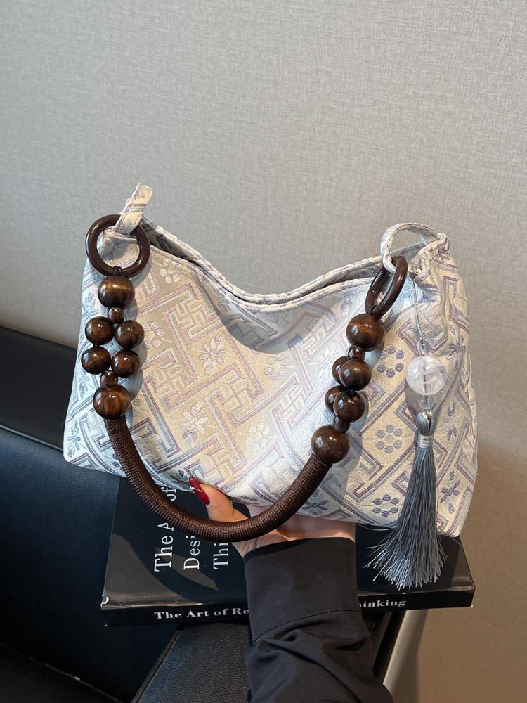 2025 Women's Embroidered Chinese-Style Shoulder Bag: Autumn/Winter Versatile Baguette