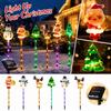 Christmas Outdoor Lights, 6-Piece Christmas Tree Snowman Garden Yard Decor