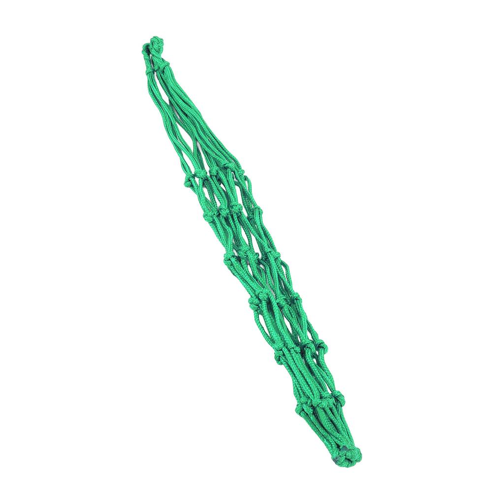 Chicken Vegetable String Bag Large Space Fruit Holder Poultry Feeding Mesh Bag with Hook for Duck Geese Green