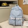 School bag junior high school girls high school students niche high value girls backpack women's backpack shoulder bag