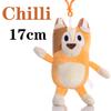 Hot 17-28Cm Bluey Dog Bingo Family Plush Toy Cartoon Dog Soft Stuffed Animals Keychain Dolls Birthday Gifts Family Blue-Y Bingo
