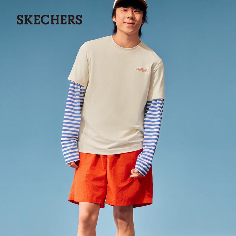 

Унисекс футболка Skechers с защитой от солнца, быстросохнущая, из трикотажа L226U021 L