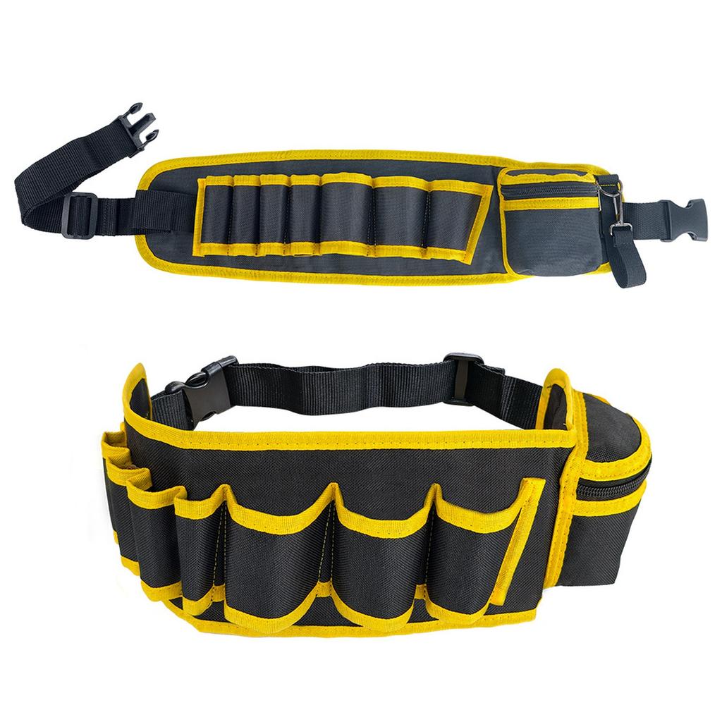 Multifunctional Tool Storage Bag Pouch Belt Electrician Drill Waist Bag Screwdriver Hardware Tool Bags Organizer