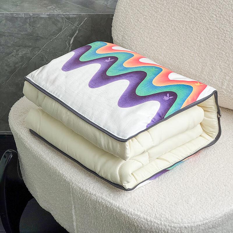 

Playboy Milk Velvet Pillow Blanket Pillow 40x40cm, Blanket 100x105cm