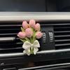 Für Rispenhortensie Auto Aromatherapie Premium Sinn Luftauslass Blume Diffusor Stein Auto Innenraum Schmuck Auto Ornament