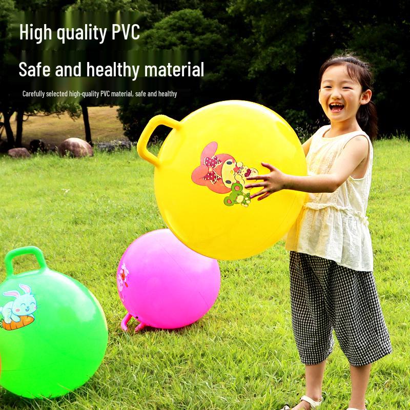 45CM Children's Inflatable Elastic Bouncing Ball for Sensory Training and Sports