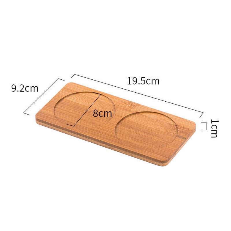 Natural Bamboo Wooden Organizer Tray Oval Rectangular Shape for Bathroom Counter Storage Jewelry and Skincare Display
