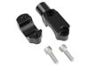 POSH FAITH Motorradzubehör Lenkerhalter Spiegeladapter Schwarz 000708-06