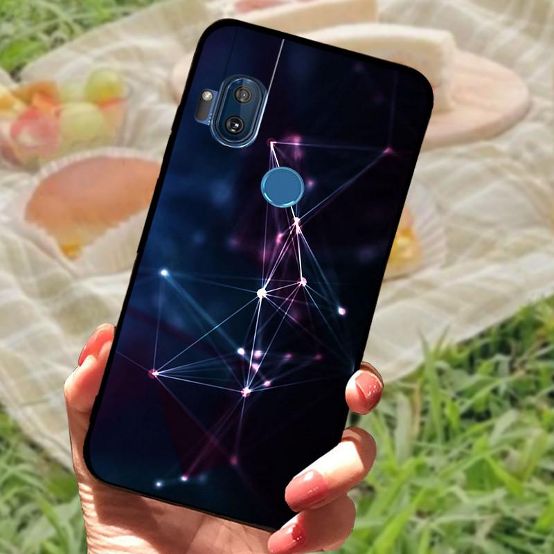 For Moto One Hyper Case Cover For Moto OneHyper Silicone Soft Marble Black Bumper Funda Coque for Moto One Hyper Protective Capa