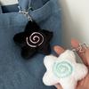 Adorable Starfish Sturdy Plush Keychain Lovely Bag Charm Accessory Portable for Girls Teens Couples Daily Casual Use