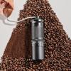 CLITON Hand-Crank Coffee Grinder, External Adjustable Scale Coffee Bean Grinder, Black