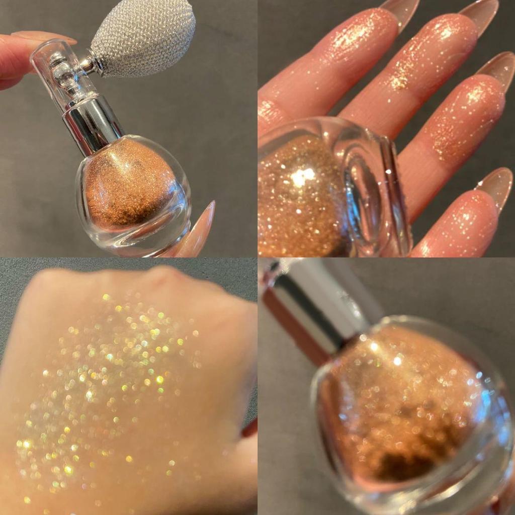 Spray Glitter Scintillante per Corpo e Capelli con Strass - Perfetto per Spose & Occasioni Speciali