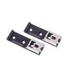 35mm DIN Rail Clamp U Shaped DIN Rail Fasten Clip Durable DIN Rail Holder  For Relay Mounting