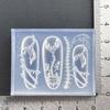 Flexible Silicone Crafting Mould With 3D Embossed Pattern For Nail Art Accessories And Resin Jewelry