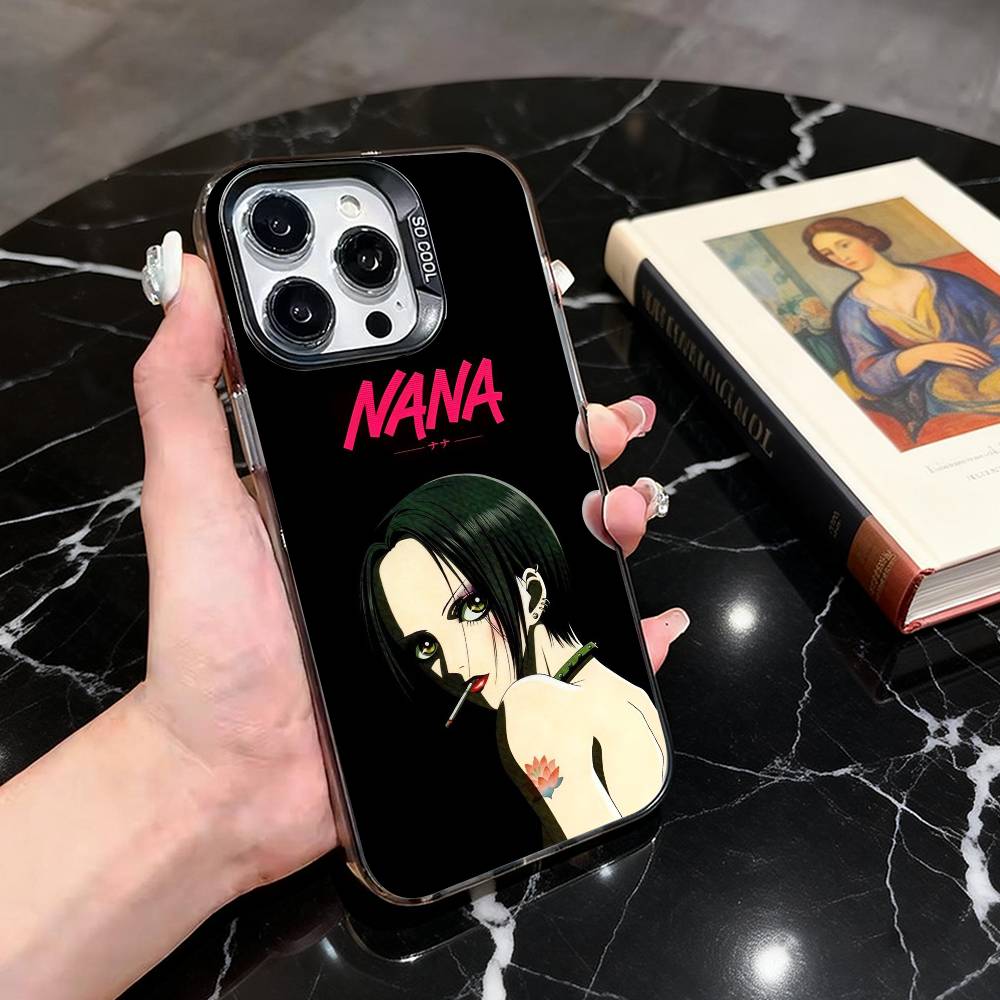 Cool Girl O-Osaki NO N-Nana-es Phone Case For iPhone 17,16,15,14,13,12,11 Plus,Pro Max,XS,Colorful Silver Phone Case Funda Cover