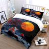 Zestaw pościeli Fox Moonlight Art Decor Miękka Przyjazna dla Skóry Zawiera 1 Poszewkę na Kołdrę i 2 Poszewki na Poduszki Prezent