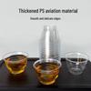 Homeglen Disposable Hard Plastic Airline Tea Cups