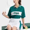 FILA 2023 Summer Casual Short Sleeve Polo Shirt Women tops Cats-Eye-Green A11W323115F-TQ