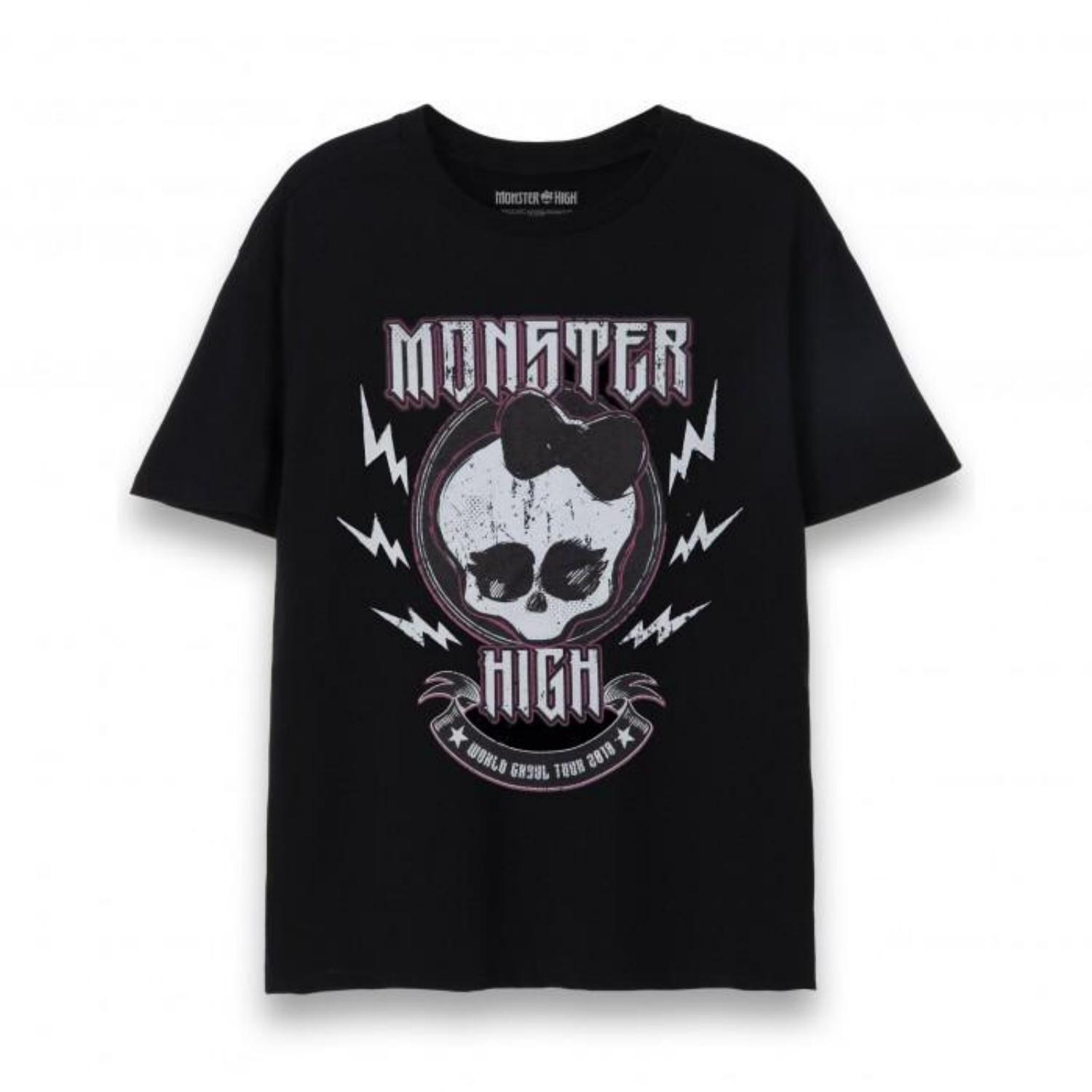 Monster high Womens_Ladies World Tour T-Shirt S чёрный