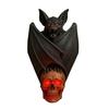 Gothic Bat Skull Wall Lamp 3D Skeleton Design Halloween Night Light Spooky Ambiance Light Horror Gift