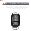 Tpu Car Smart Key Case  Cover Shell Fob Keychain For Hyundai Santa I30 Ix35 Encino Kona Solaris Azera Grandeur Elantra Accent Fe