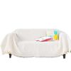 With Tassels Throw Blankets Anti-slip Vintage Cotton Blankets New Knitted White Sofa Towel