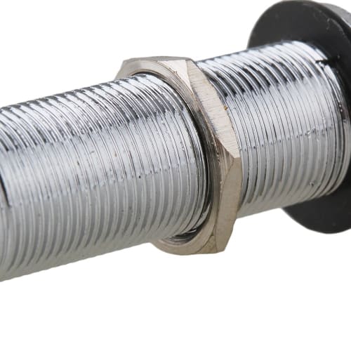 Yibuy Nickel 1/4 Inch Guitar/Bass Jack, Cylinder Flush Mount, Cylindrical Socket, High Reliability, Easy Installation, Improved Sound Quality