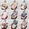 Cute Case For iPhone 17 Pro Plus Capa 17 Pro Max Bumper Luxury Tempered Glass Hard Back Cover iPhone17 Air Funda Animal Patterns