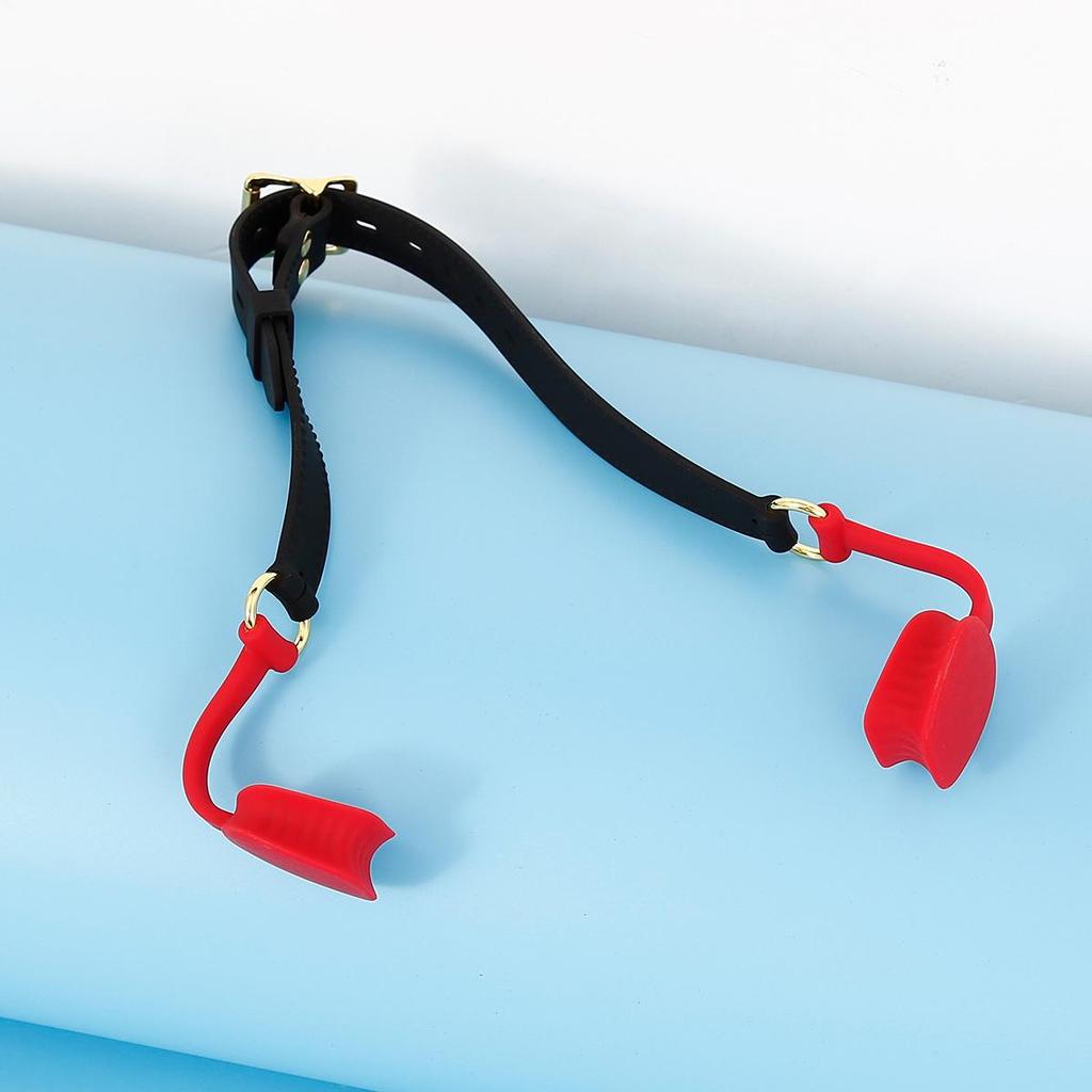 Silicone BDSM Mouth Ring Gag: Adult Flirting & Oral Sex Toy