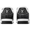 Louis Vuitton Lv Trainer Sneakers 'Black White Rhinestones' 1ABM04