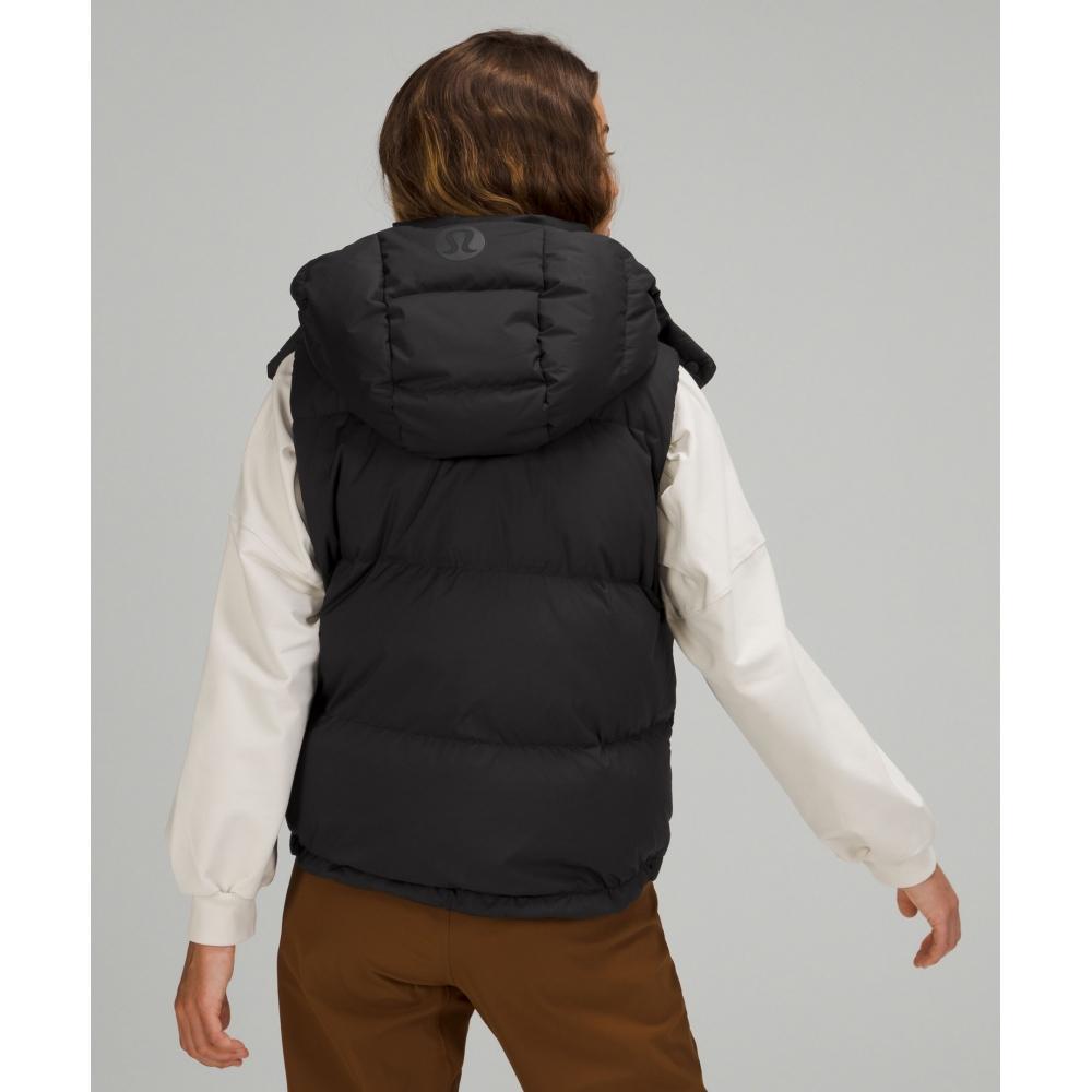 Lululemon Wunder Puff 600 Down Fill Cropped Vest Black