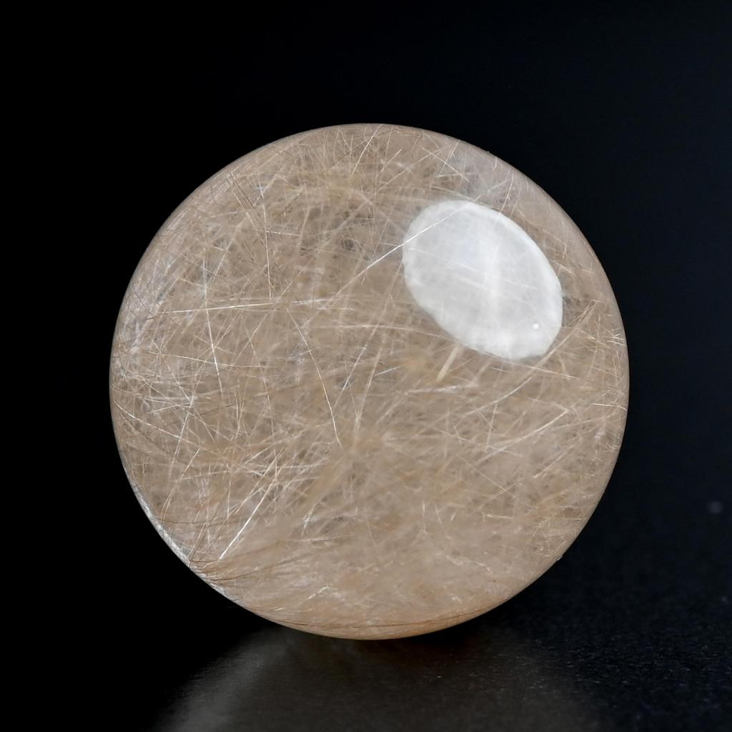 Eigado Rutilkvarts Guld Naturlig Naturlig Kraft Lycka till i och Övergripande Bra Sfär, Rutilerad, 39 mm, Kvarts, Sten, Rutil, Sten, Arbete, Pengar,