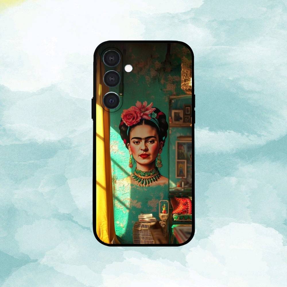 Fashion F-FridaS-S K-Kahlo  Phone Case For Samsung  A73,A21s,A22,A31,A32,A52,A53,A71,A80,Soft Black Shell