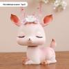 Flower Rhyme Deer Car Ornament - Creative Shaking Head Doll for Safe Car Decoration