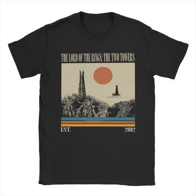 "The Lord of the Rings" Classic Fantasy Unisex Fashion T-Shirt Cotton Short Sleeve Graphic Tee with Iconic Elements