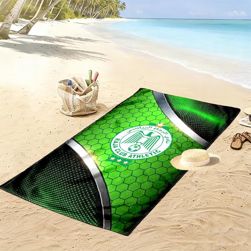 RCA Print Beach Towel, Large Soft Quick Dry Towel for Beach Camping Swimming