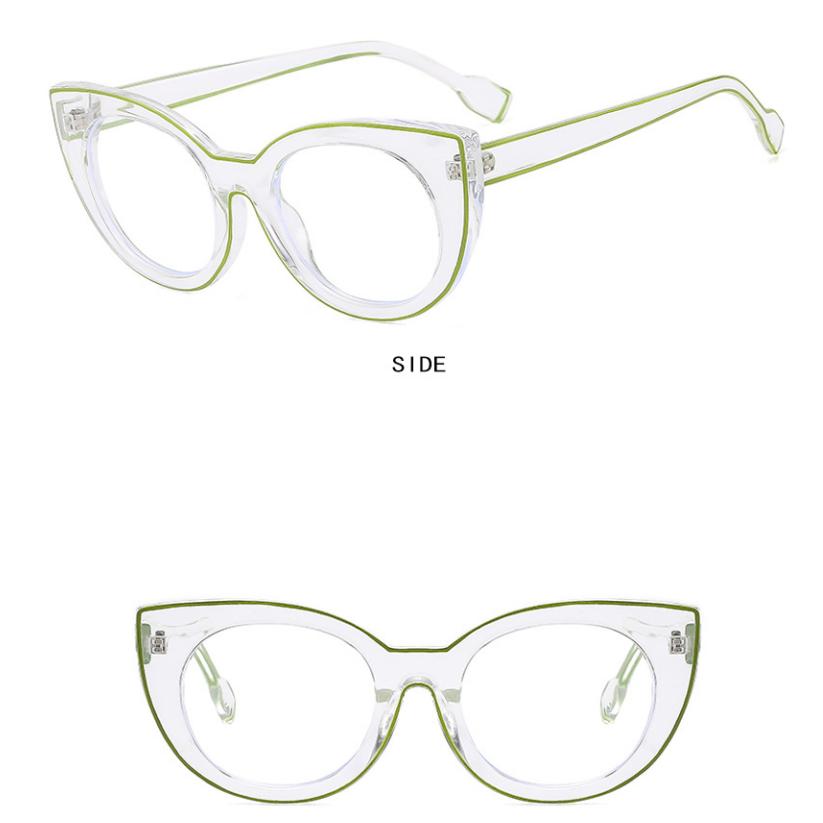 Women's flat glasses, anti blue light glasses, fashionable glasses frame