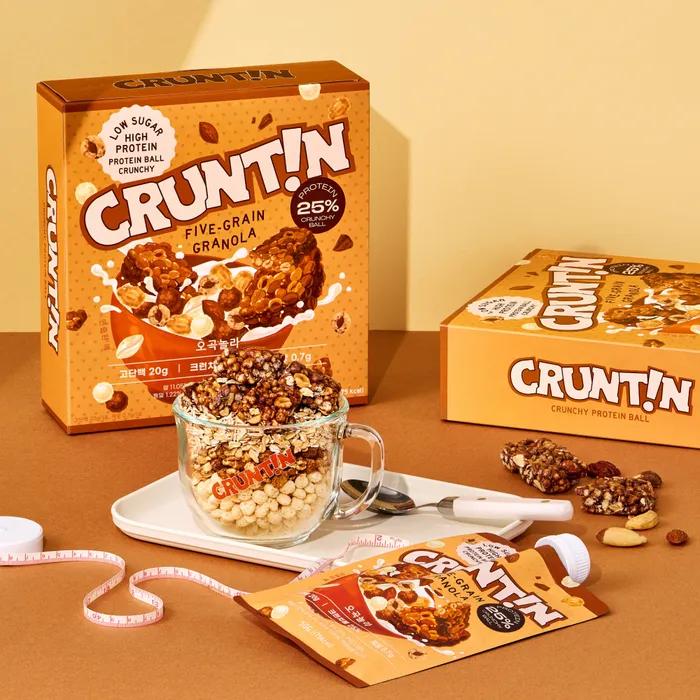 [0g Sugar] Crunchball Protein Shake Ogok Nola 1 Box 50g X 5 Packets