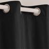 Winter Proof Thermal Curtain with Detachable Quilted Liner Noise Reducing Quick Grommets Mounting Indoor Insulation
