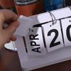 Nordic Style Wooden Calendar Solid Desktop Schedule Photography Props Perpetual Calendar  Home