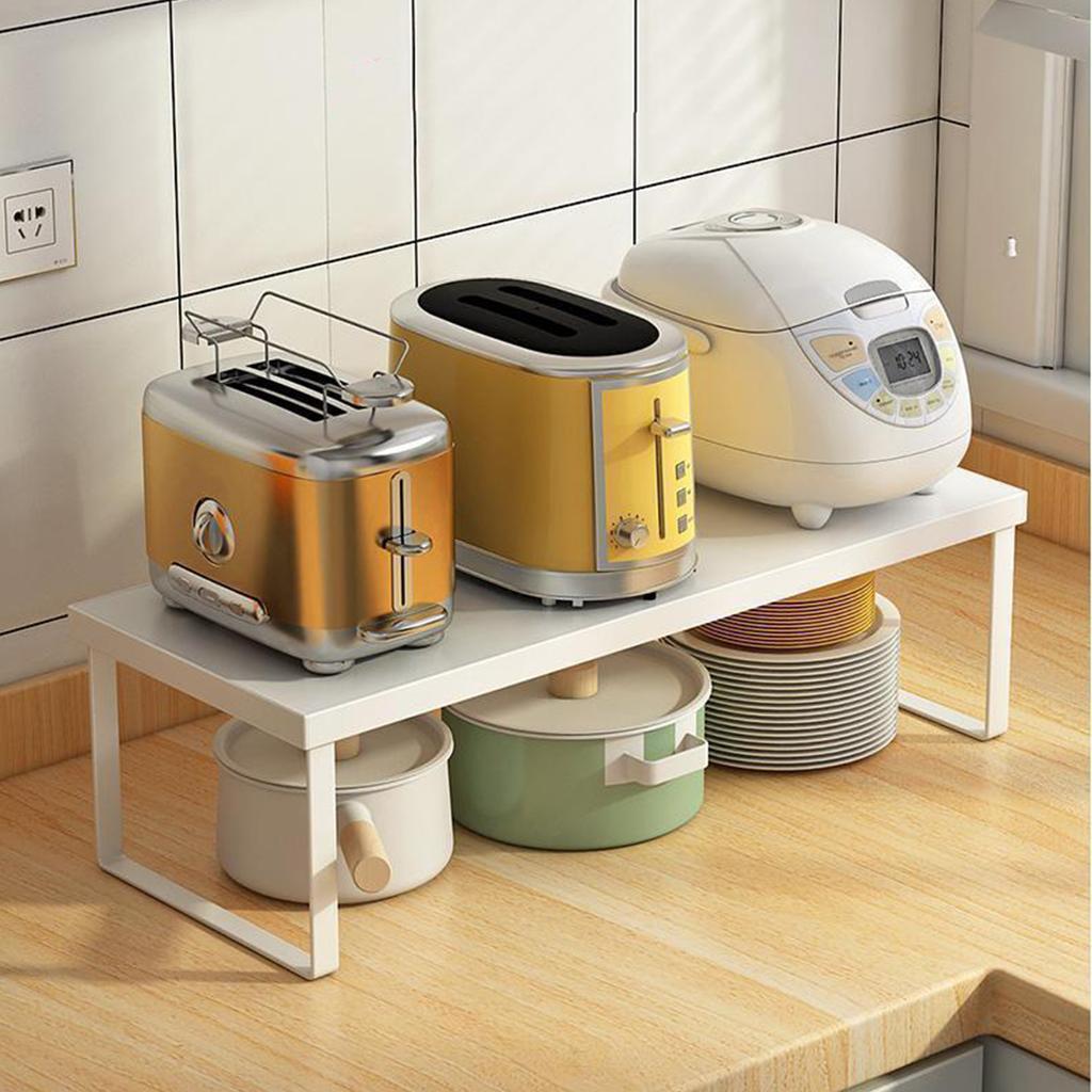 Kitchen Shelves Iron Cabinet Countertop Shelves Sturdy Pantry Organizer Shelf Rack Stand for Spices