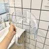 Silingfei Przezroczysty Plastikowy Stołek Łazienkowy
