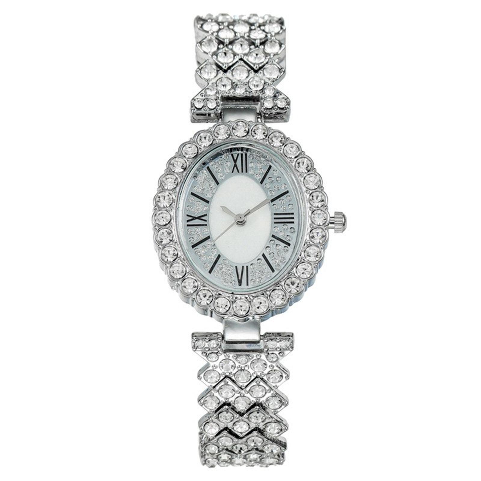 

Женские модные кожаные часы One Size серебряный