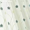 1PC NAPEARL French Countryside Style Flower Embroidered Sheer Curtain Comfortable Tulle for Living Room Bedroom Balcony Window Home Decor