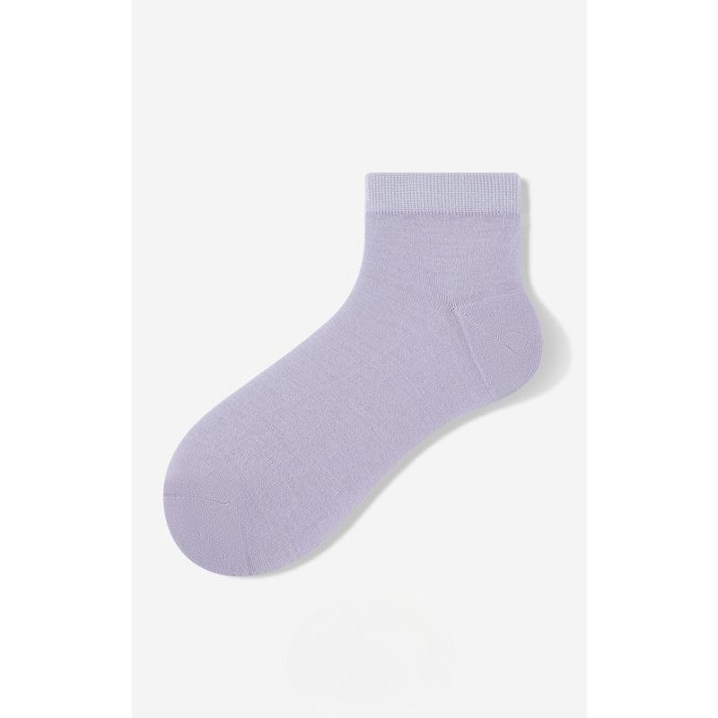 Summer Women's Thin Short Socks, Women's Mulberry Silk Socks, Cool Boneless Mesh Breathable Ice Socks