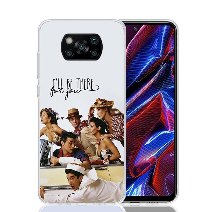 Friends Tv Show Funny Family Case Phone Cover for Xiaomi Redmi Note 10 9 9S 8 8T 7 5 Pro Mi 12T 11T 10T 9T 12 11 Lite A3 A2 Tren