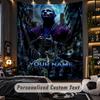 Personalized Wall Tapestry,Kontra K Custom Printed Name, Fabric Wall Art For Indoor Room Backdrop