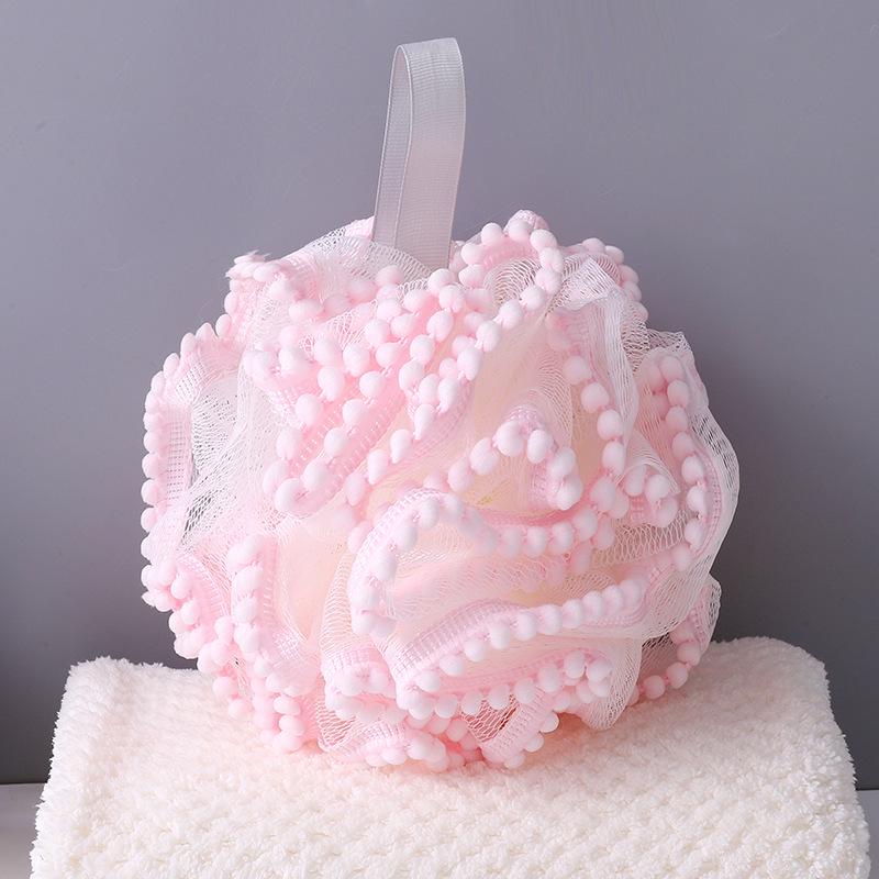 

Большой хлопковый банный шар для взрослых - Креативная губка для образования пены и полотенце для растирания спины 40g Bath Ball (Approx. 13CM)