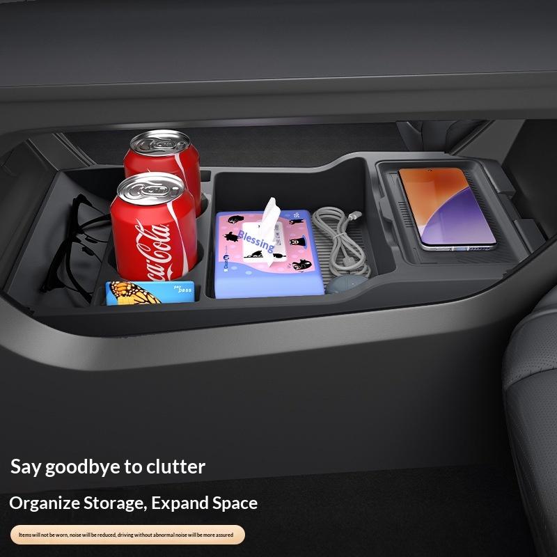 Suitable for 26 Models of Changan Cs75pro Central Control Lower Storage Box 25 Models of X7plus Car Modification Accessories