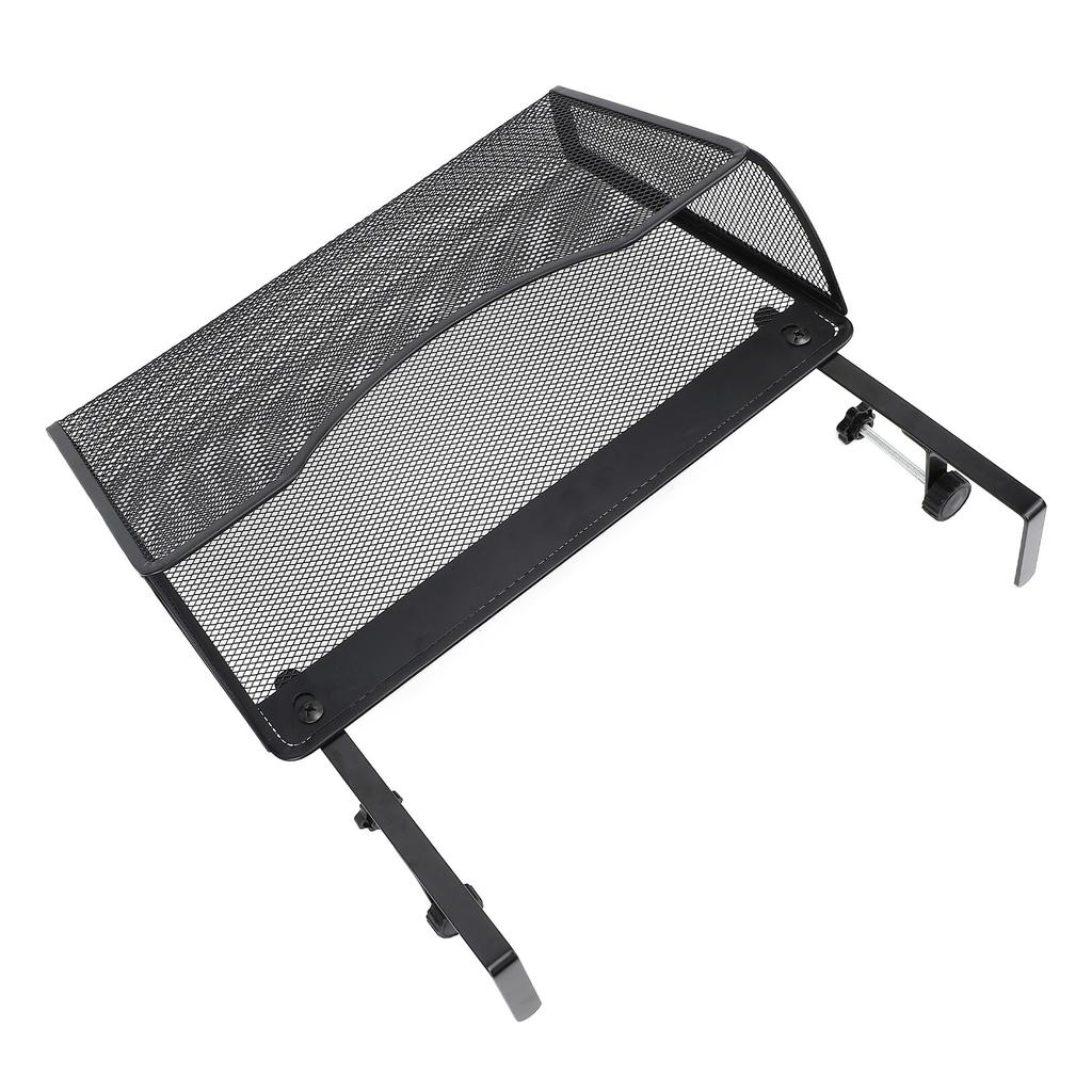 Wiszący organizer na biurko Regulowany ze stali węglowej i PP Organizer do przechowywania przy biurku do biura Czarny